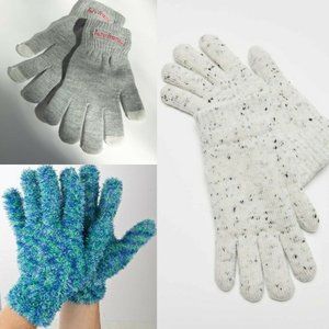 NEW! 3 Pairs of Gloves Urban Outfitters Knit Soft